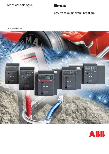 Technical catalogue Low voltage air circuit-breakers - EL.MA.H.