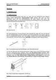 Torsion 1. Einführung - Prof. Dr.-Ing. Rudolf Baumgart