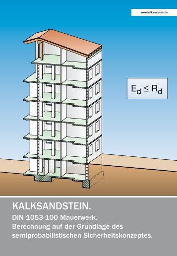 KALKSANDSTEIN. - Mauerwerksbau-Lehre