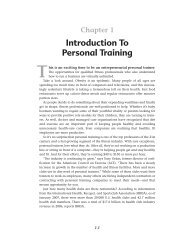 Introduction To Personal Training