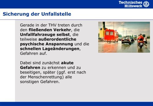 Technische Hilfe auf Verkehrswegen - THW Gst Straubing