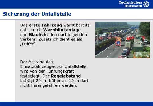 Technische Hilfe auf Verkehrswegen - THW Gst Straubing