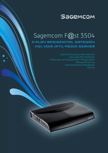 Sagemcom F@st 3504