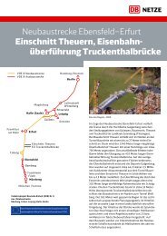 Neubaustrecke Ebensfeld–Erfurt Einschnitt Theuern, Eisenbahn ...