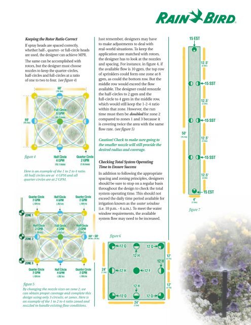 Sprinkler Spacing and Design - Rain Bird