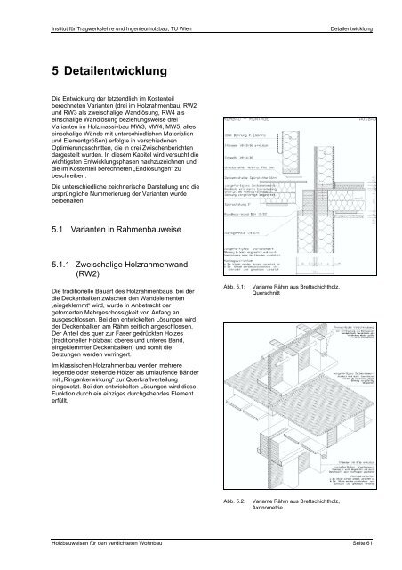 Holzbauweisen für den verdichteten Wohnbau