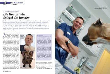 Reportage über unsere Hauttierpraxis - Tierärzte GmbH Hamburg