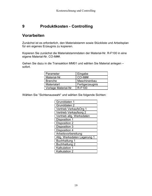 BWL 3 Fallstudie - Fachhochschule Worms