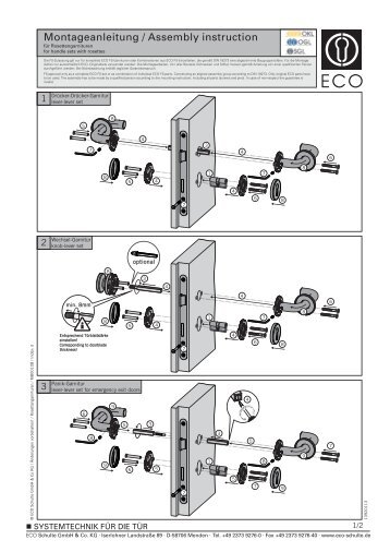 Montageanleitung (Rundrosette) (PDF) - ECO-Schulte