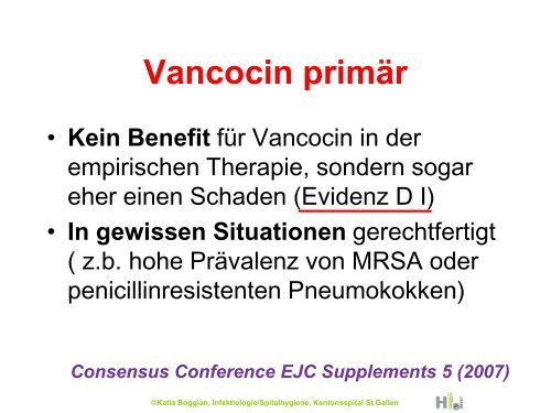 Antibiotische Prophylaxe und Therapie bei Agranulozytose