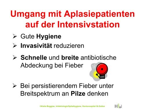 Antibiotische Prophylaxe und Therapie bei Agranulozytose