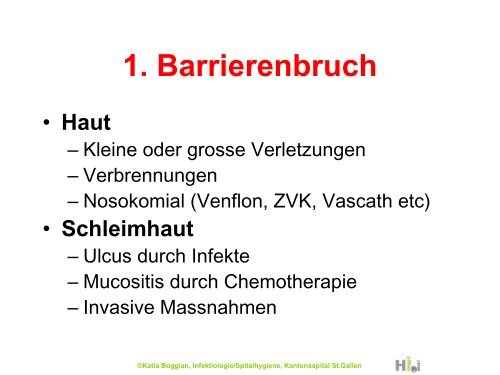 Antibiotische Prophylaxe und Therapie bei Agranulozytose