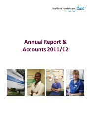 Trafford Healthcare NHS Trust Annual Report 2011-12 - Central ...