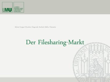 Der Filesharing-Markt