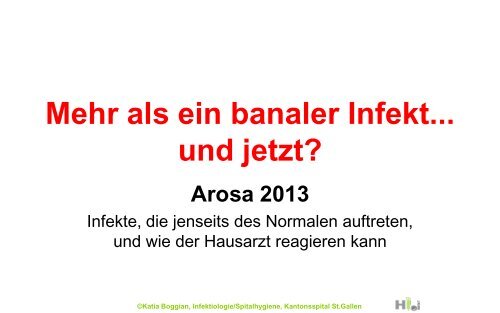 Mehr als ein banaler Infekt... und jetzt?