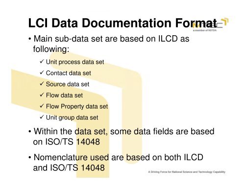 Thai National LCI Database - Life Cycle Thinking