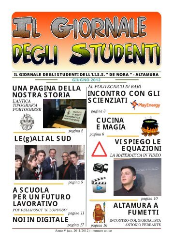 giugno 2012 - IISS De Nora