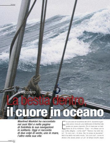 La bestia dentro, il cuore in oceano. - Manfred Marktel