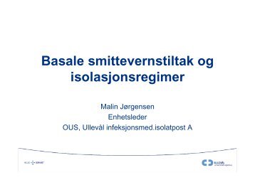 Malin Jørgensen (Trinn 1-2013) - Oslo universitetssykehus