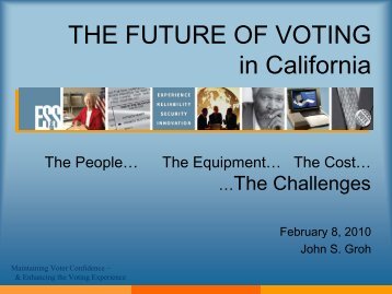 Slides - California Secretary of State