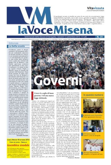 Leggi l'intero giornale in formato .pdf - La voce Misena