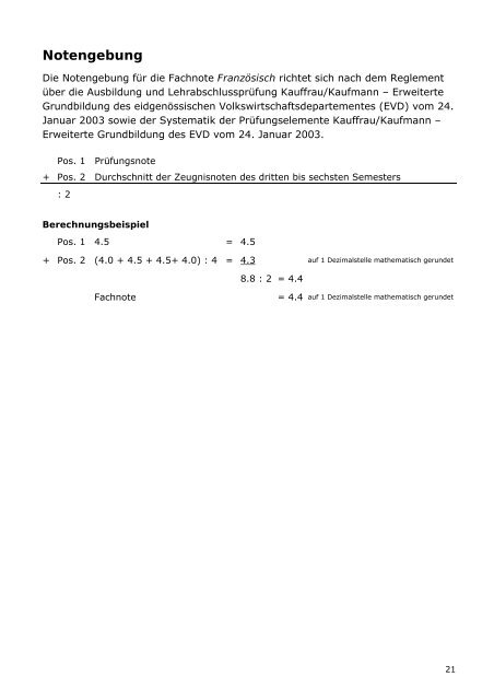 Prüfungswegleitung 10-13 (253 KB) - Bildungszentrum kvBL