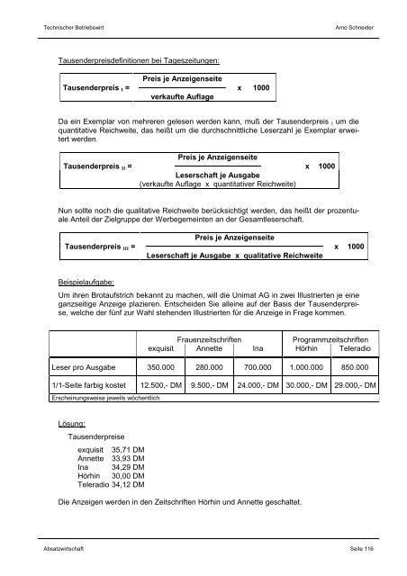 Absatzwirtschaft - ABC Marketingpraxis