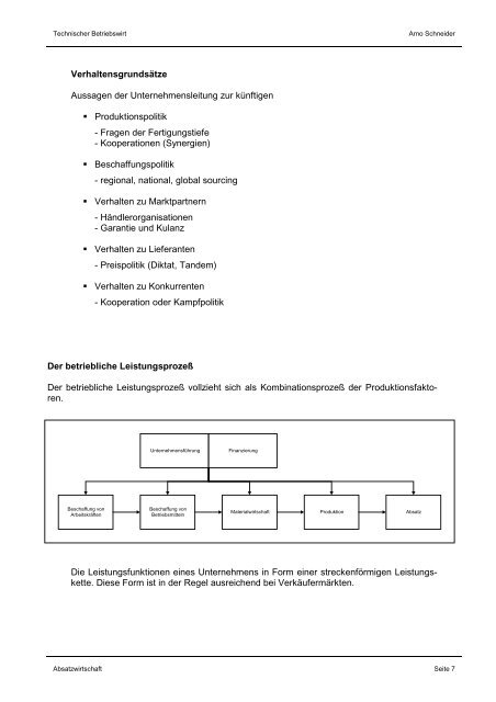 Absatzwirtschaft - ABC Marketingpraxis