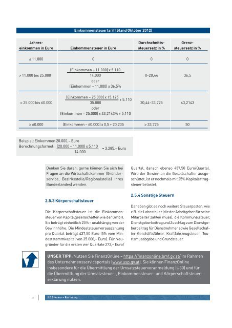 Leitfaden für Gründerinnen und Gründer - Gründerservice