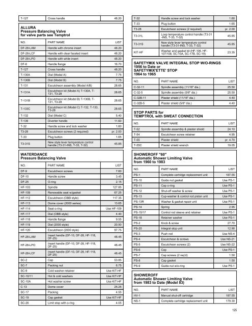 Full Line List Price Book - Cook Sales Co