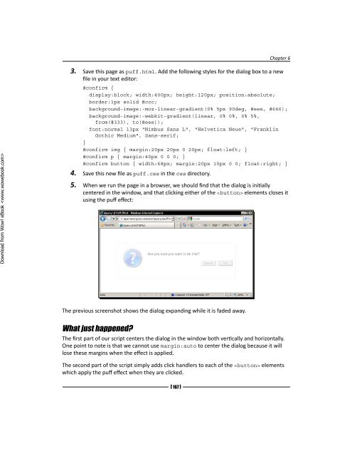 jQuery 1.4 Animation Techniques - Index of