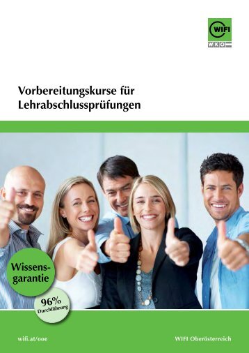 Vorbereitungskurse für Lehrabschlussprüfungen bis Juli 2013