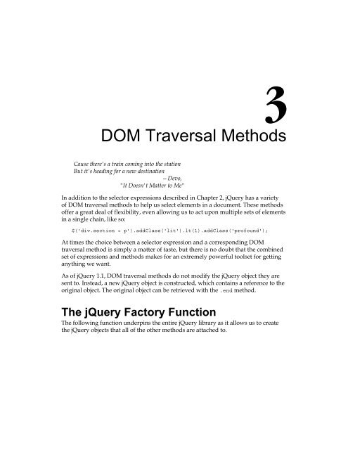 DOM Traversal Methods