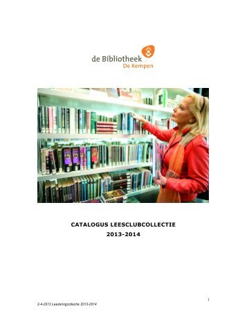 leesclubcatalogus - Bibliotheek De Kempen