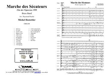 Marche des Sécateurs - Editions Marc Reift