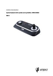 System Keyboard with Joystick and Jog Shuttle, 12VDC/230VAC ...