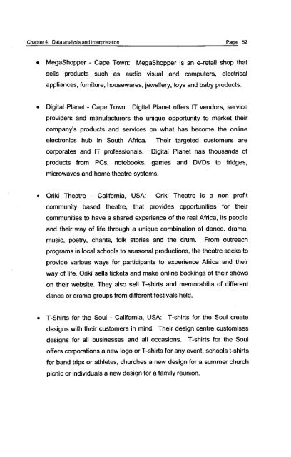 E-commerce - Cape Peninsula University of Technology