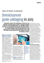 Omnichannel grote uitdaging in 2013 - IG&H Consulting & Interim