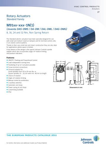 M91xx-xxx-1N(1) - Johnson Controls