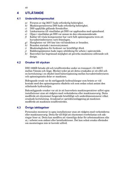 Rapport RJ 2010:02 - Statens Haverikommission