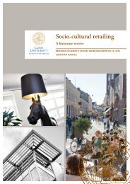 Socio-cultural retailing. A literature review