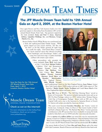 The JFF Muscle Dream Team held its 12th - Joshua Frase Foundation