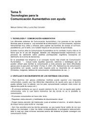 Tecnologías para la Comunicación Aumentativa con ayuda - OCW