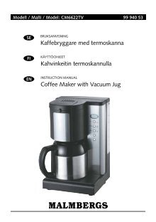 kaffekokare med termoskanna kaffekokare med termoskanna