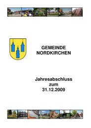 Jahresabschluss 2009-PDF - Gemeinde Nordkirchen