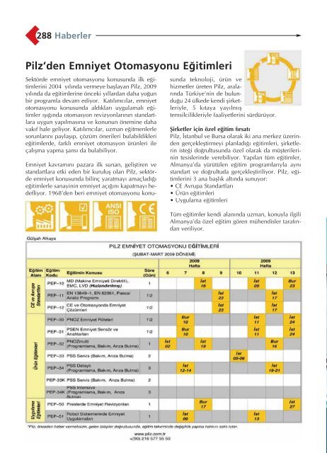 120 DOSYA/Hareket Kontrol - OTOMASYON - Türkiye'nin ...