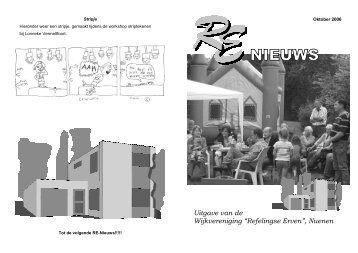 REnieuws van oktober 2006 - Refelingse Erven