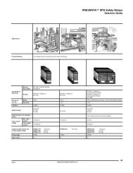 PREVENTA™ XPS Safety Relays