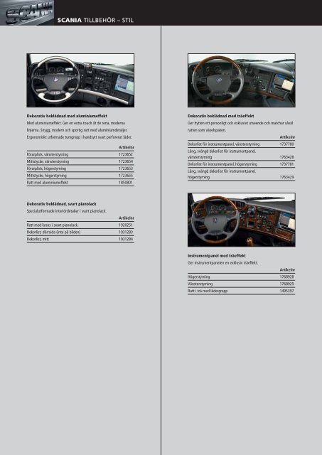 Scania Tillbehör (pdf)