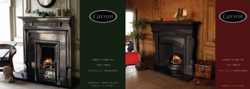 Carron Fireplaces Brochure - Victorian Fireplaces